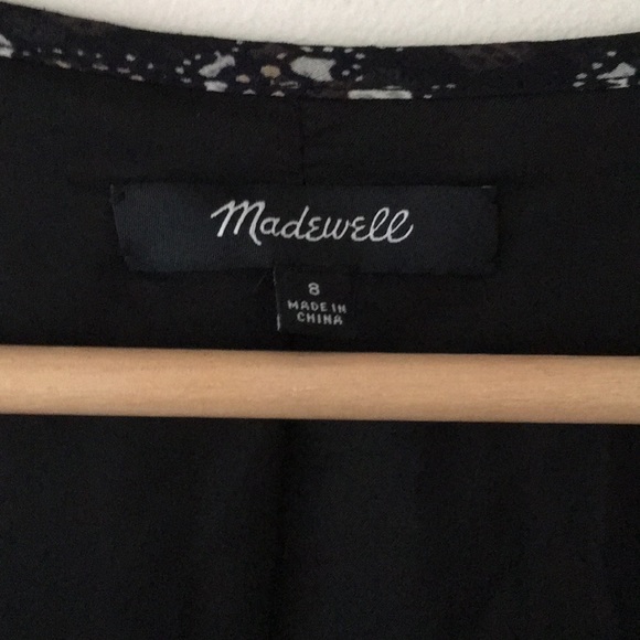 Madewell Black Floral Boho Dress - Picture 2 of 4